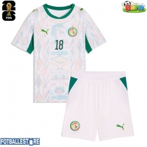 Senegal Ismaila Sarr #18 Hjemmedraktsett Barn VM 2026 Kortermet (+ Korte bukser)